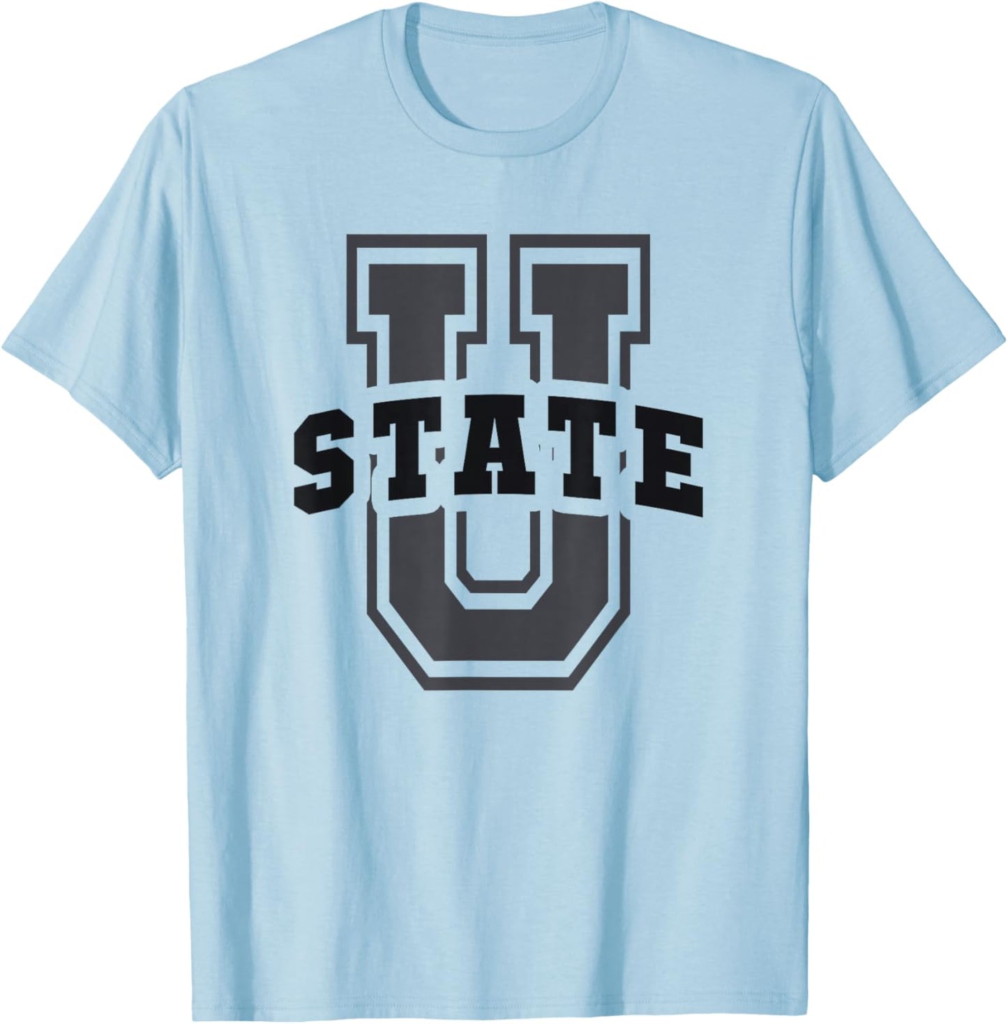 Funny State University Generic College Education Game Day On T-Shirt - T-Shirt | Light Blue