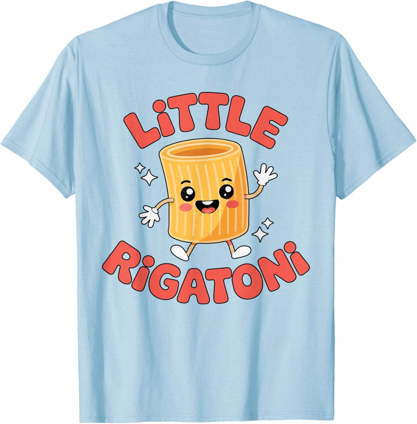 Little Rigatoni Funny Italian Food Toddler Italian Italy Kid T-Shirt - T-Shirt | Light Blue