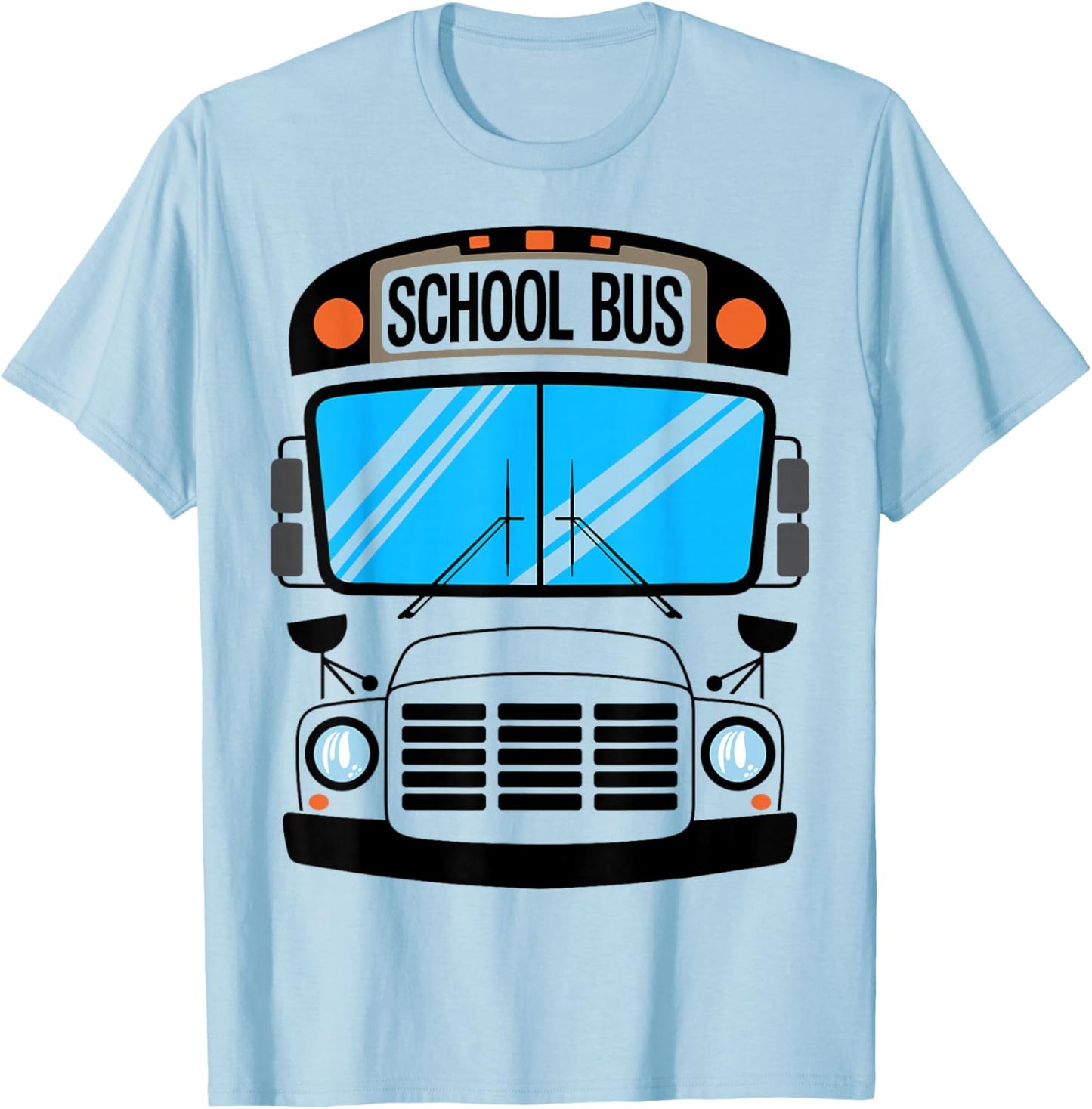 School Bus Costume Halloween T-Shirt - T-Shirt | Light Blue