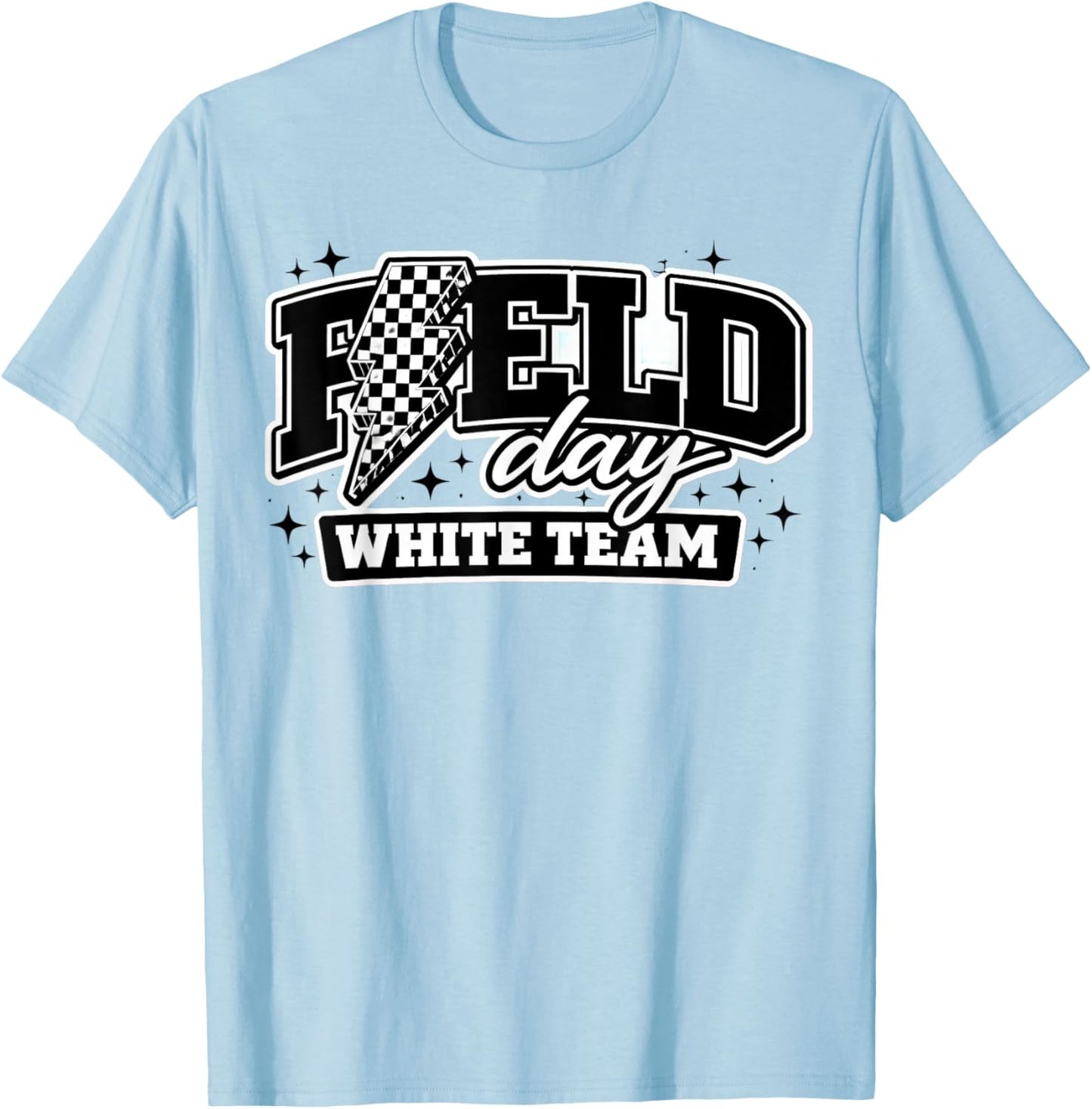 Field Day 2026 White Team T-Shirt - T-Shirt | Light Blue