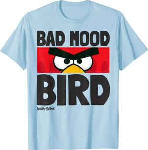 Angry Birds Red Bad Mood Bird T-Shirt - T-Shirt | Light Blue
