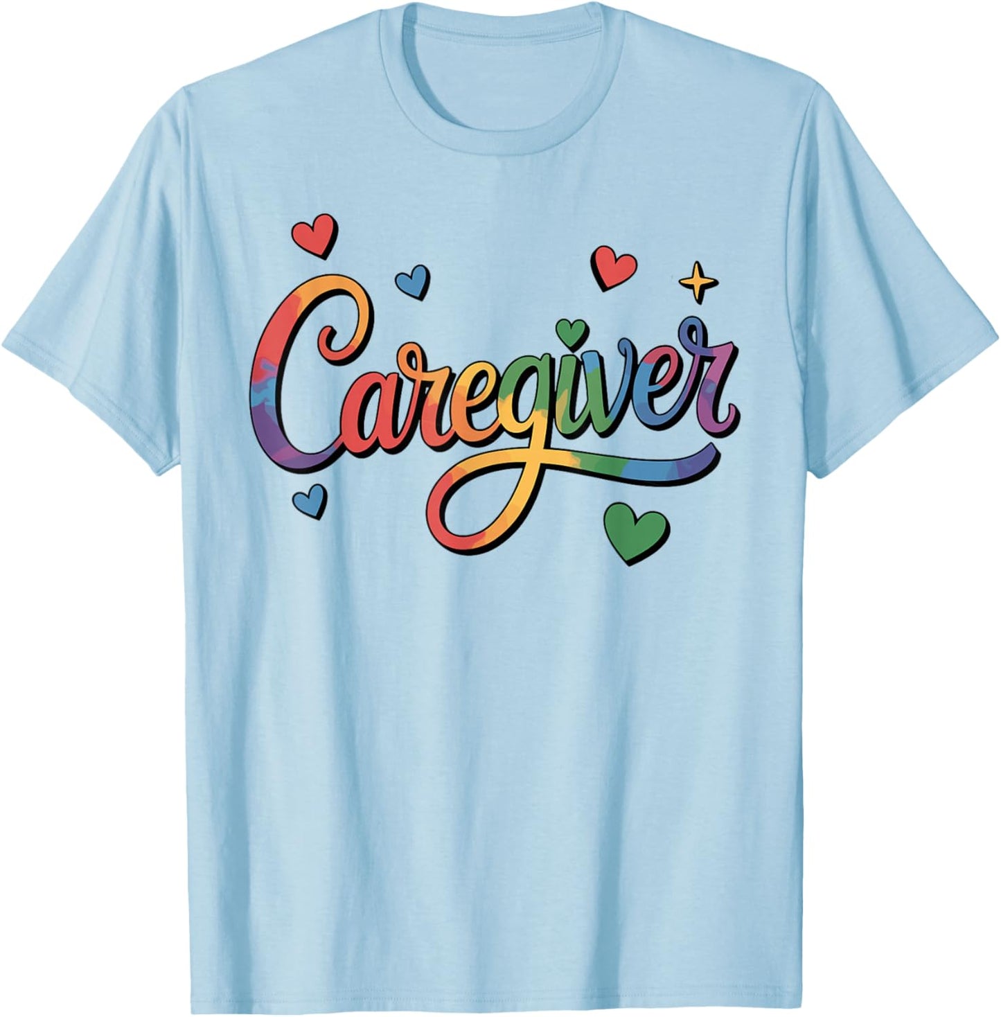 Funny Caregiver T-Shirt - T-Shirt | Light Blue