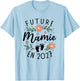 Future Mamie 2027 - Annonce Grossesse Futur Grand Parents T-Shirt - T-Shirt | Light Blue