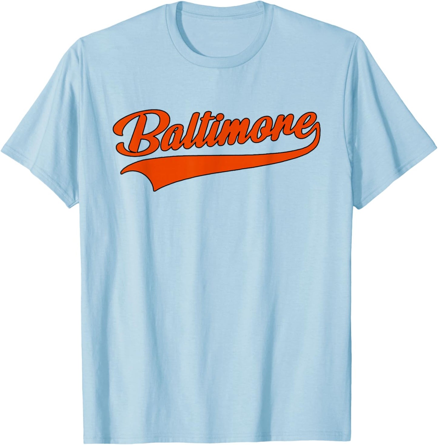 Baltimore - Throwback Design - Classic T-Shirt - T-Shirt | Light Blue