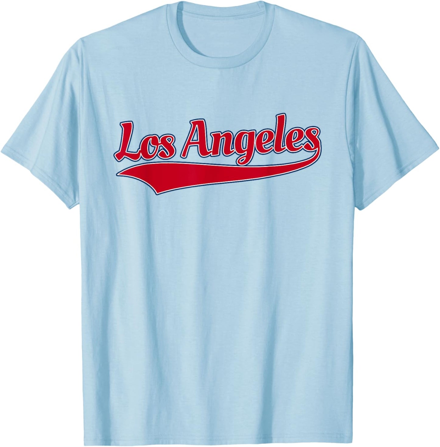 Los Angeles - Throwback Design - Classic T-Shirt - T-Shirt | Light Blue