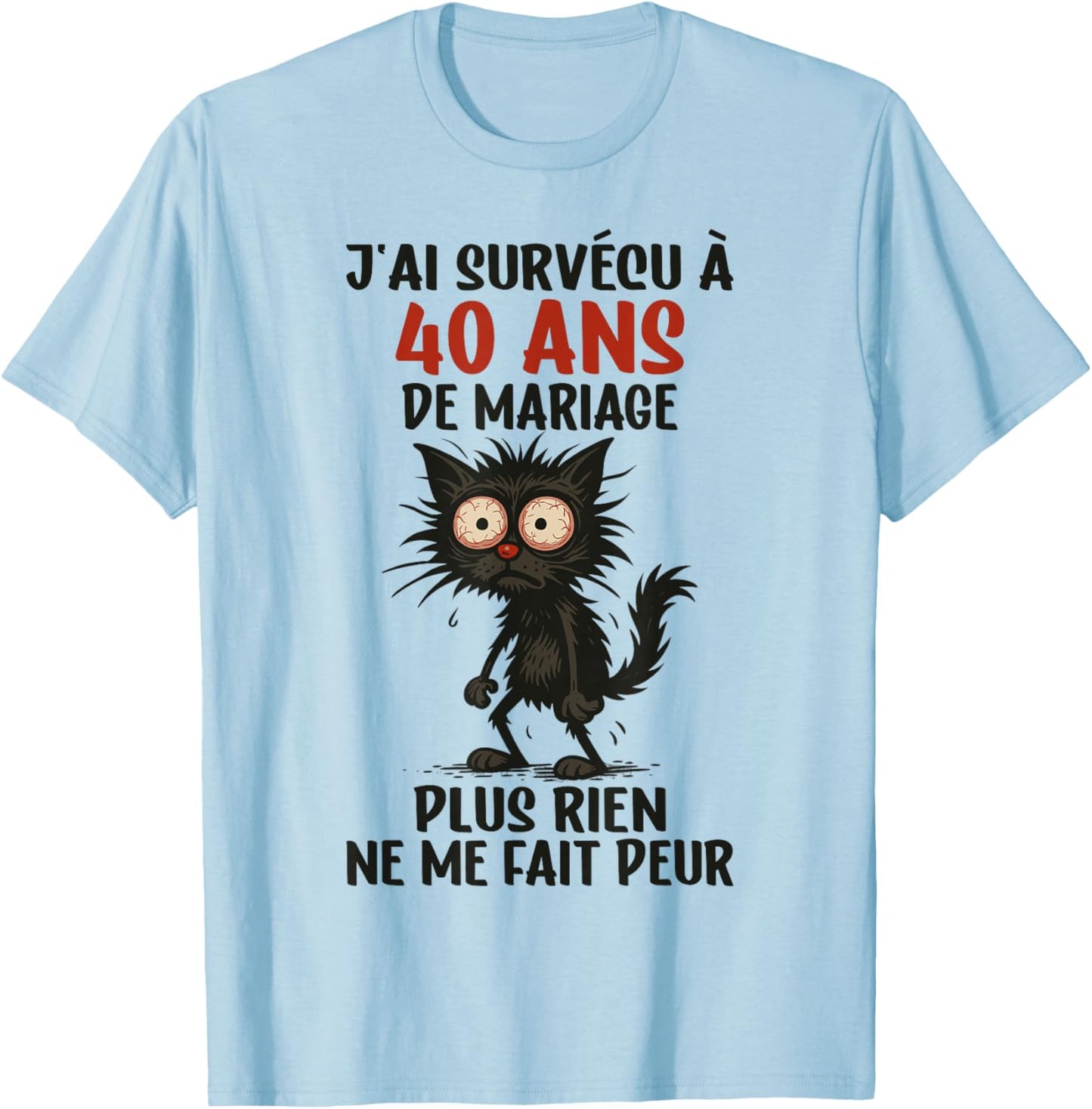 40 Ans Mariage - Anniversaire de Mariage 40 Ans T-Shirt - T-Shirt | Light Blue