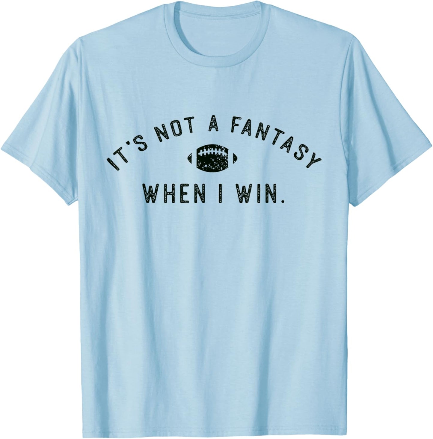 Fantasy Football Funny Draft Night Outfit Fan Sunday Funday T-Shirt - T-Shirt | Light Blue
