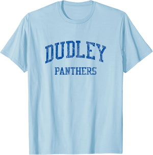 Dudley High School HS Greensboro NC Vintage Sports T-Shirt - T-Shirt | Light Blue