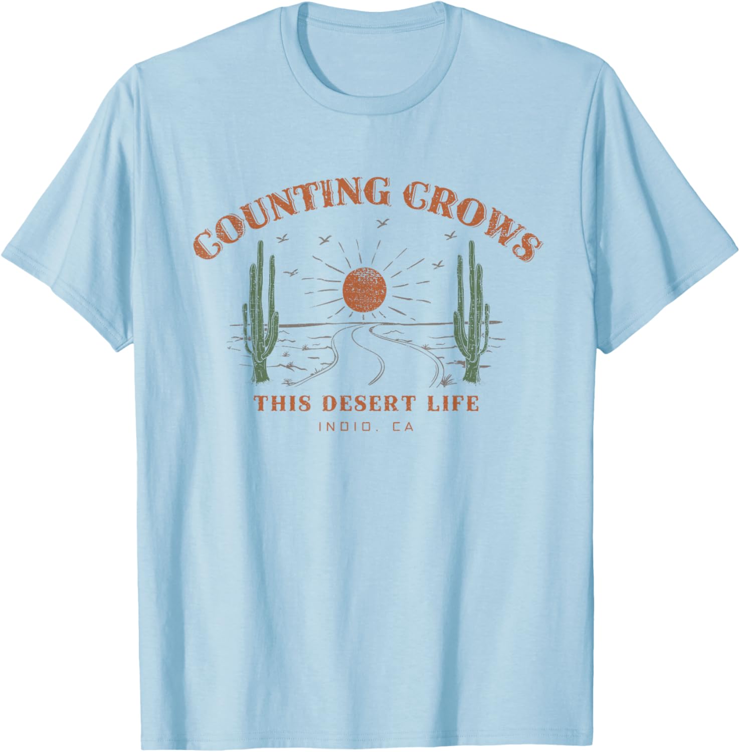 Counting Crows - This Desert Life T-Shirt - T-Shirt | Light Blue