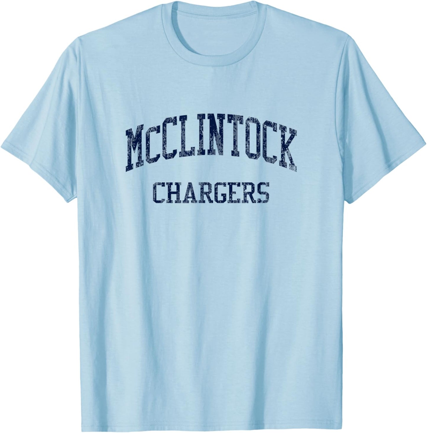McClintock High School HS Tempe AZ Vintage Sports T-Shirt - T-Shirt | Light Blue