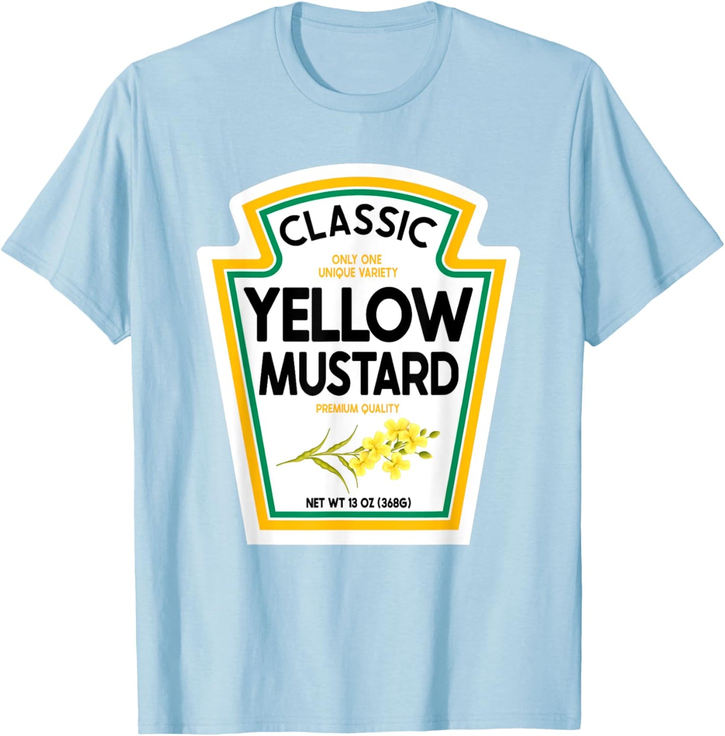 Mustard Halloween 2024 Costume Family Matching Ketchup Sauce T-Shirt - T-Shirt | Light Blue