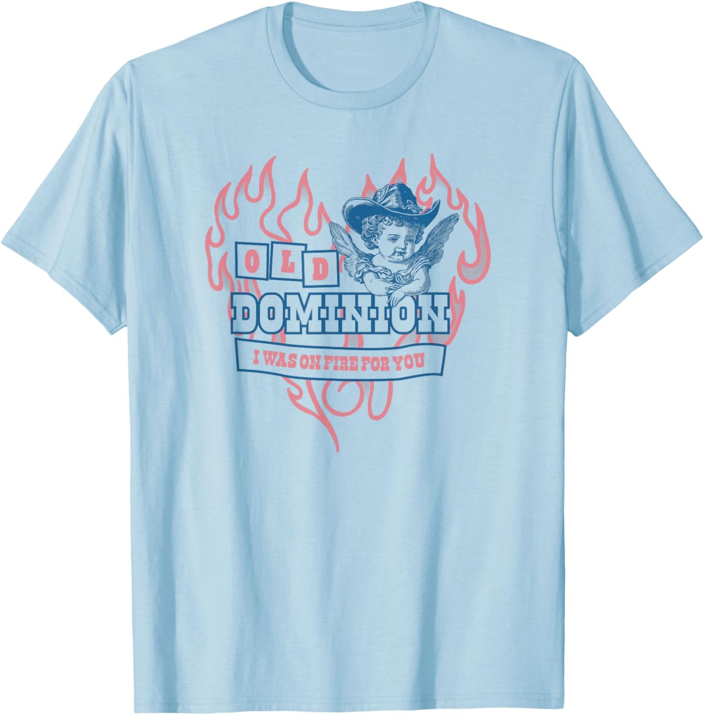 Old Dominion - On Fire T-Shirt - T-Shirt | Light Blue