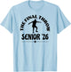 Track Senior 2026 The Final Throw Boys Discus T-Shirt - T-Shirt | Light Blue