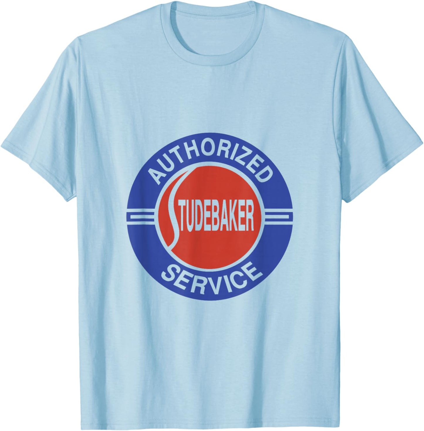 Studebaker Service Vintage Retro Car Design Mechanic T-Shirt - T-Shirt | Light Blue