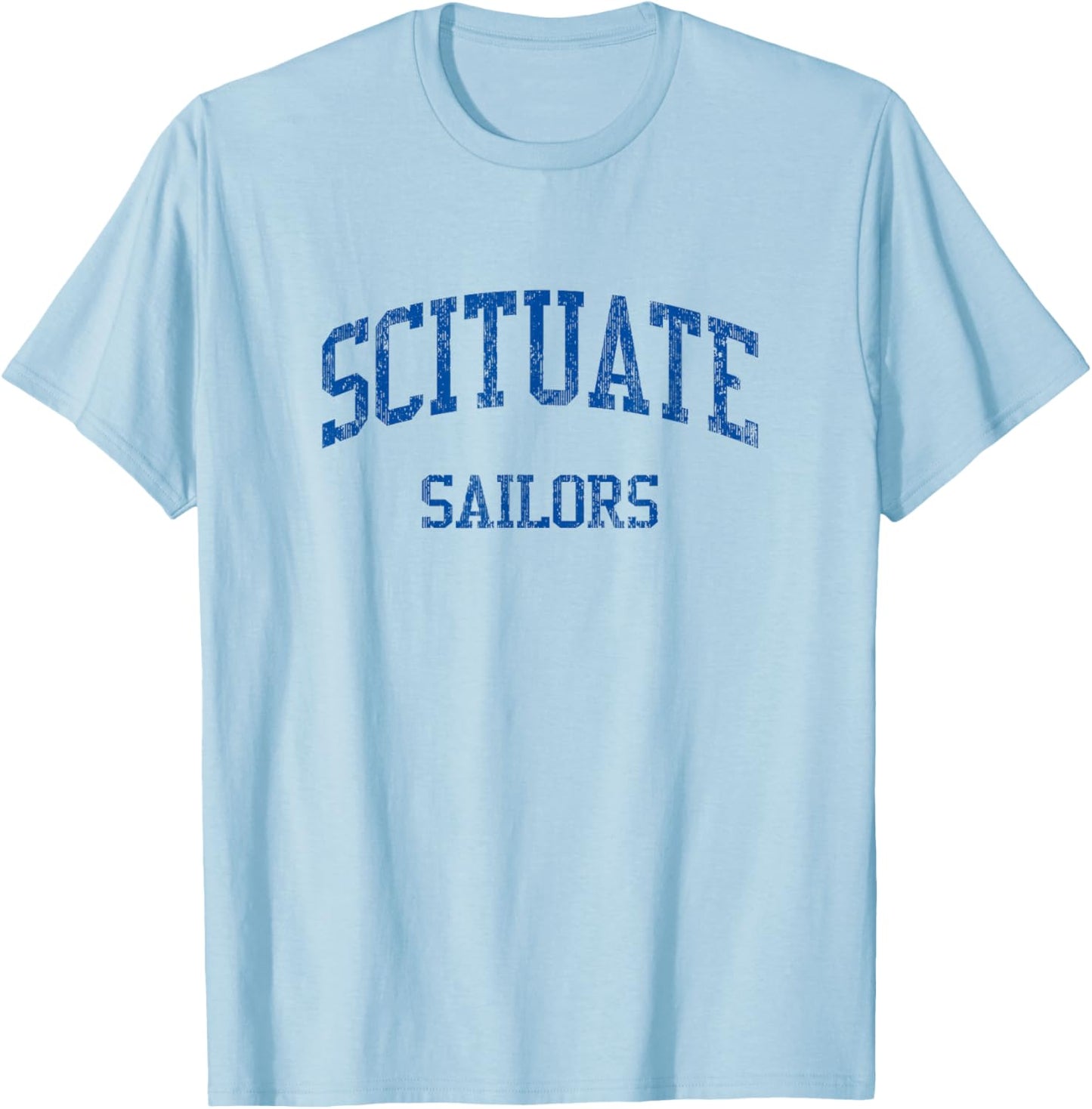 Scituate High School HS Scituate MA Vintage Sports T-Shirt - T-Shirt | Light Blue