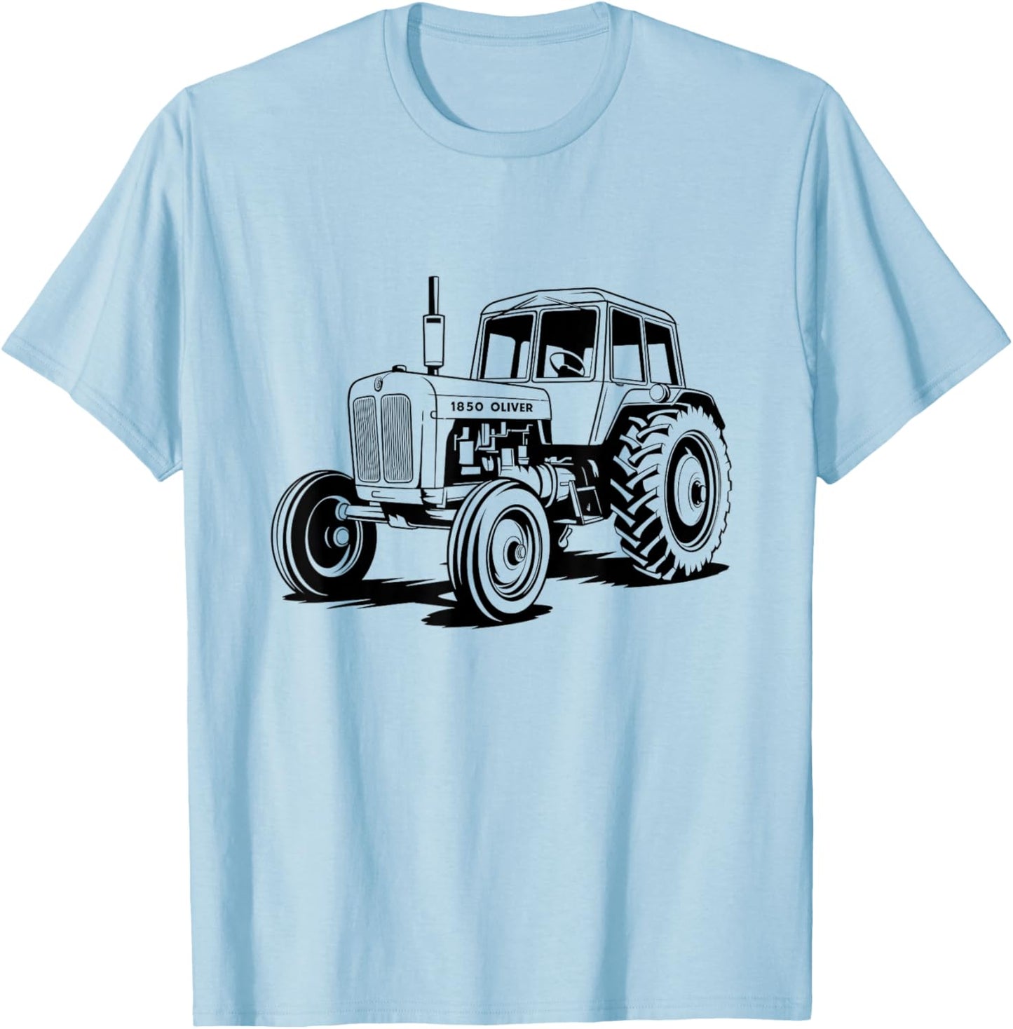 Classic Oliver Vintage Tractor Design for Farm Lovers T-Shirt - T-Shirt | Light Blue