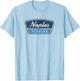 Naples Florida Retro Vintage Souvenir Badge T-Shirt - T-Shirt | Light Blue