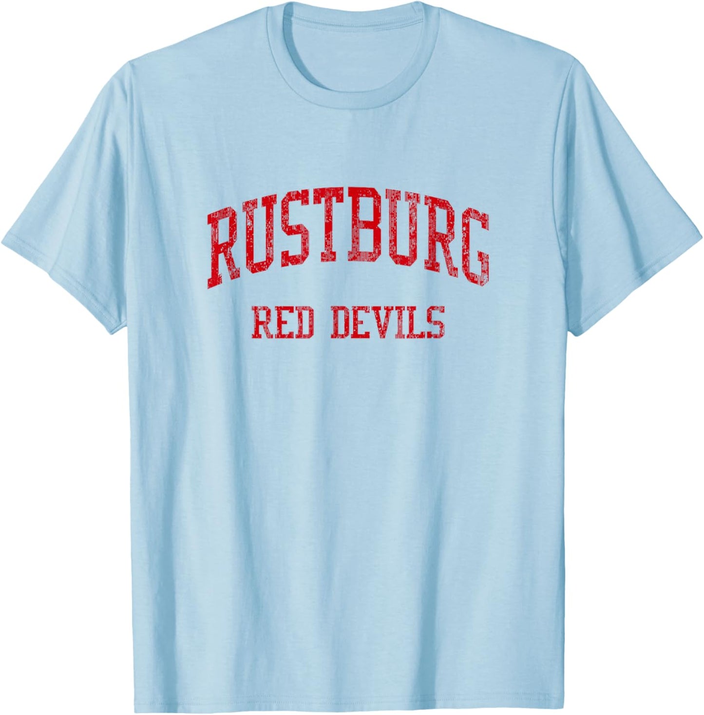 Rustburg High School HS Rustburg VA Vintage Sports T-Shirt - T-Shirt | Light Blue