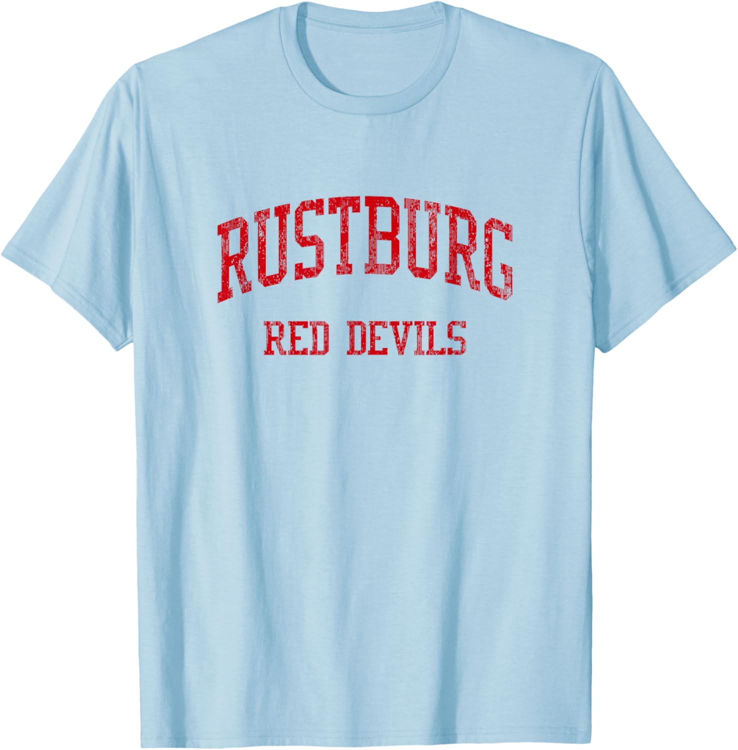 Rustburg High School HS Rustburg VA Vintage Sports T-Shirt - T-Shirt | Light Blue
