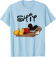 Cartoon Mouse In Trap T-Shirt - T-Shirt | Light Blue