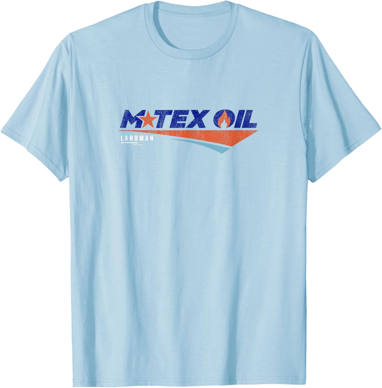 Landman MTEX Oil Officially Licensed T-Shirt - T-Shirt | Light Blue