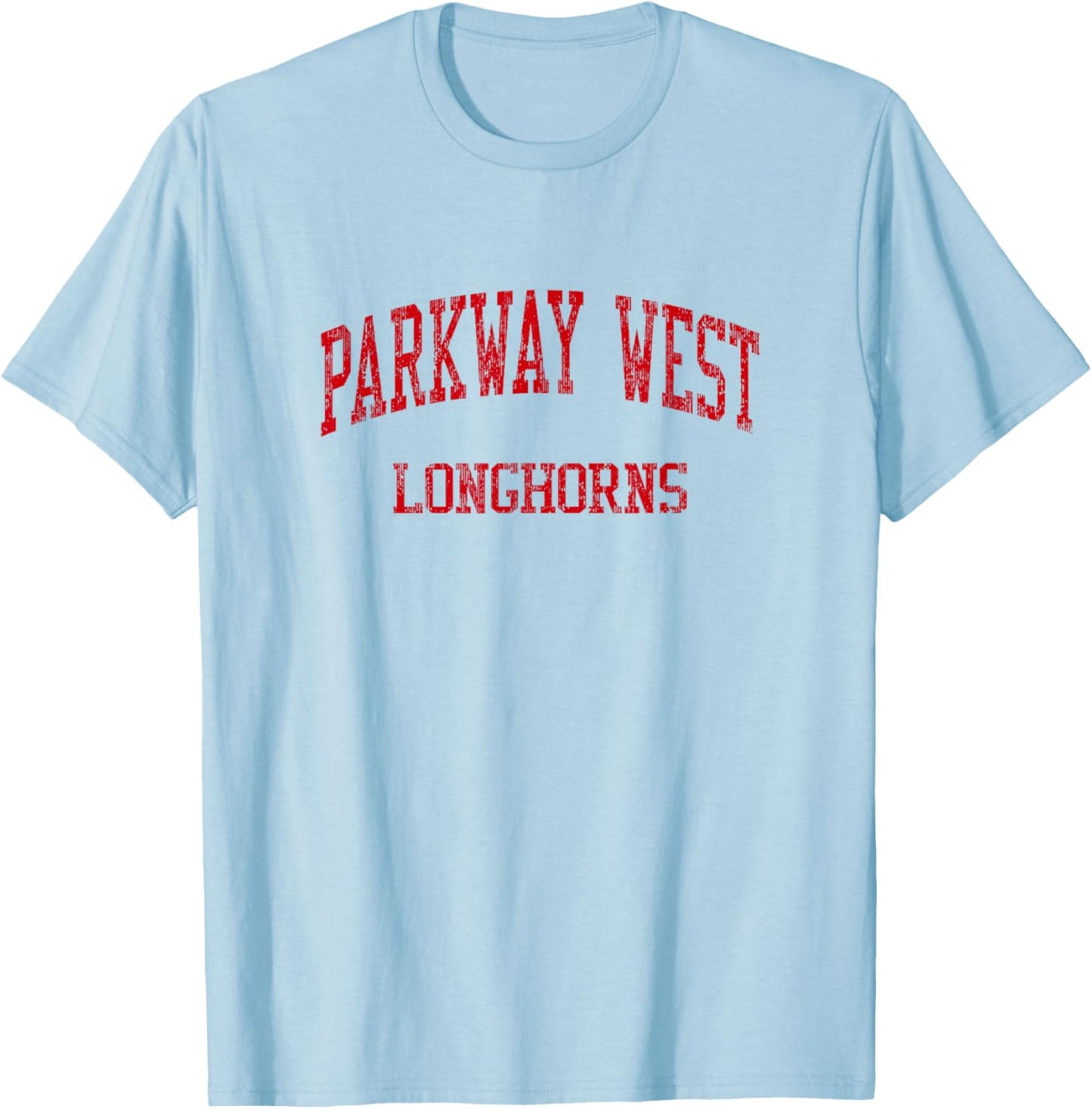 Parkway West High School HS Ballwin MO Vintage Sports T-Shirt - T-Shirt | Light Blue