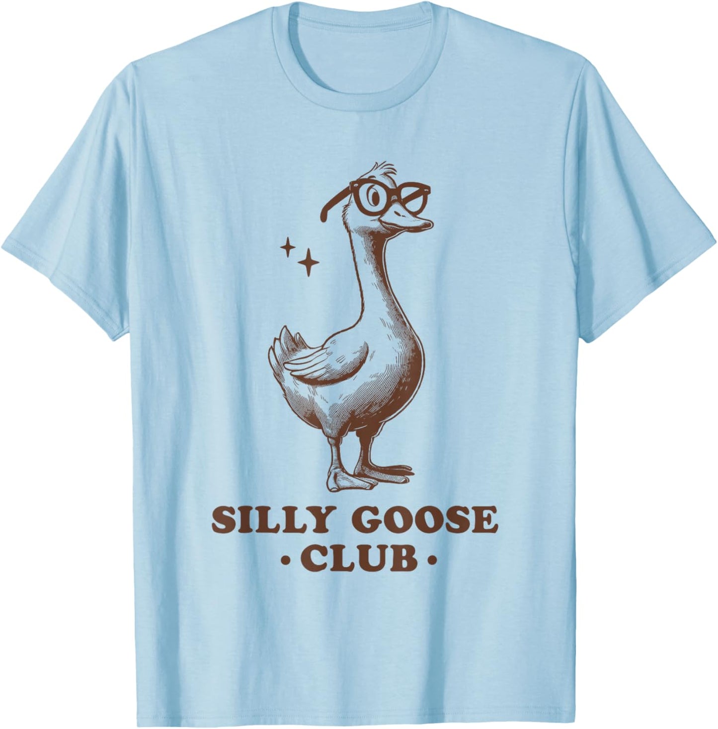 Silly Goose Club T-Shirt - T-Shirt | Light Blue