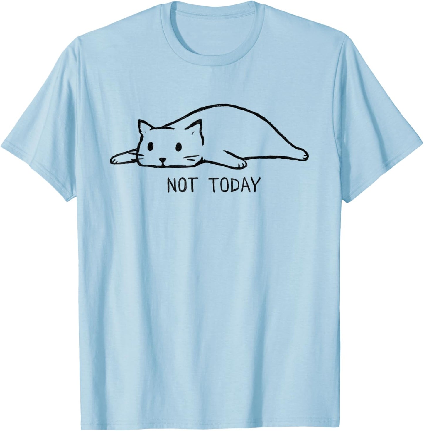Threadless Fox Shiver Not Today Graphic T-Shirt - T-Shirt | Light Blue