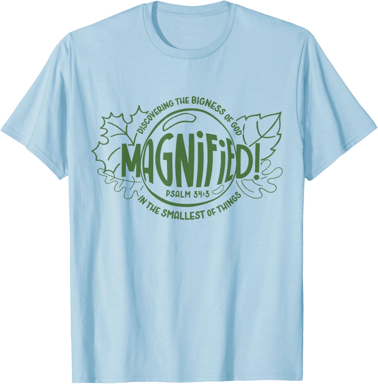 VBS 2025 Magnified Smallest Insects Adventure Vintage T-Shirt - T-Shirt | Light Blue