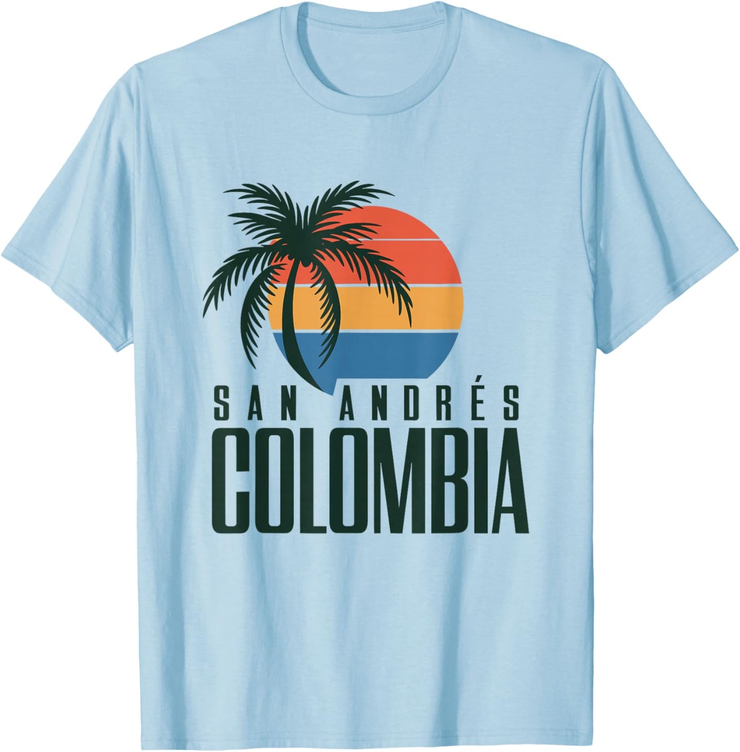 San Andres Colombia T-Shirt - T-Shirt | Light Blue
