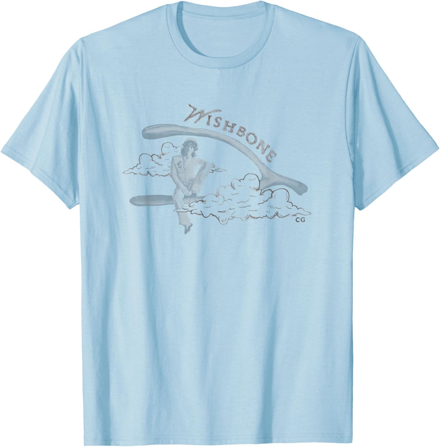 Wishbone Officiel Conan Gray T-Shirt - T-Shirt | Light Blue