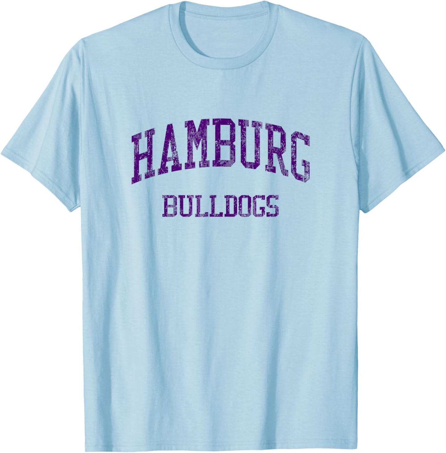 Hamburg High School HS Hamburg NY Vintage Sports T-Shirt - T-Shirt | Light Blue