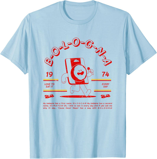 Oscar Mayer Singing Bologna Vintage T-Shirt - T-Shirt | Light Blue