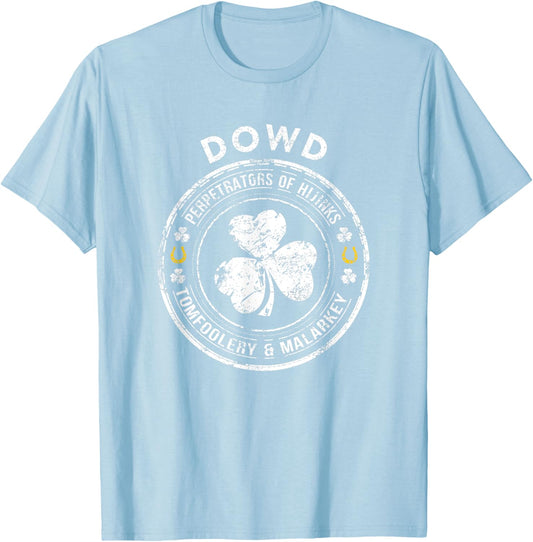 Dowd Irish Family Name T-Shirt - T-Shirt | Light Blue