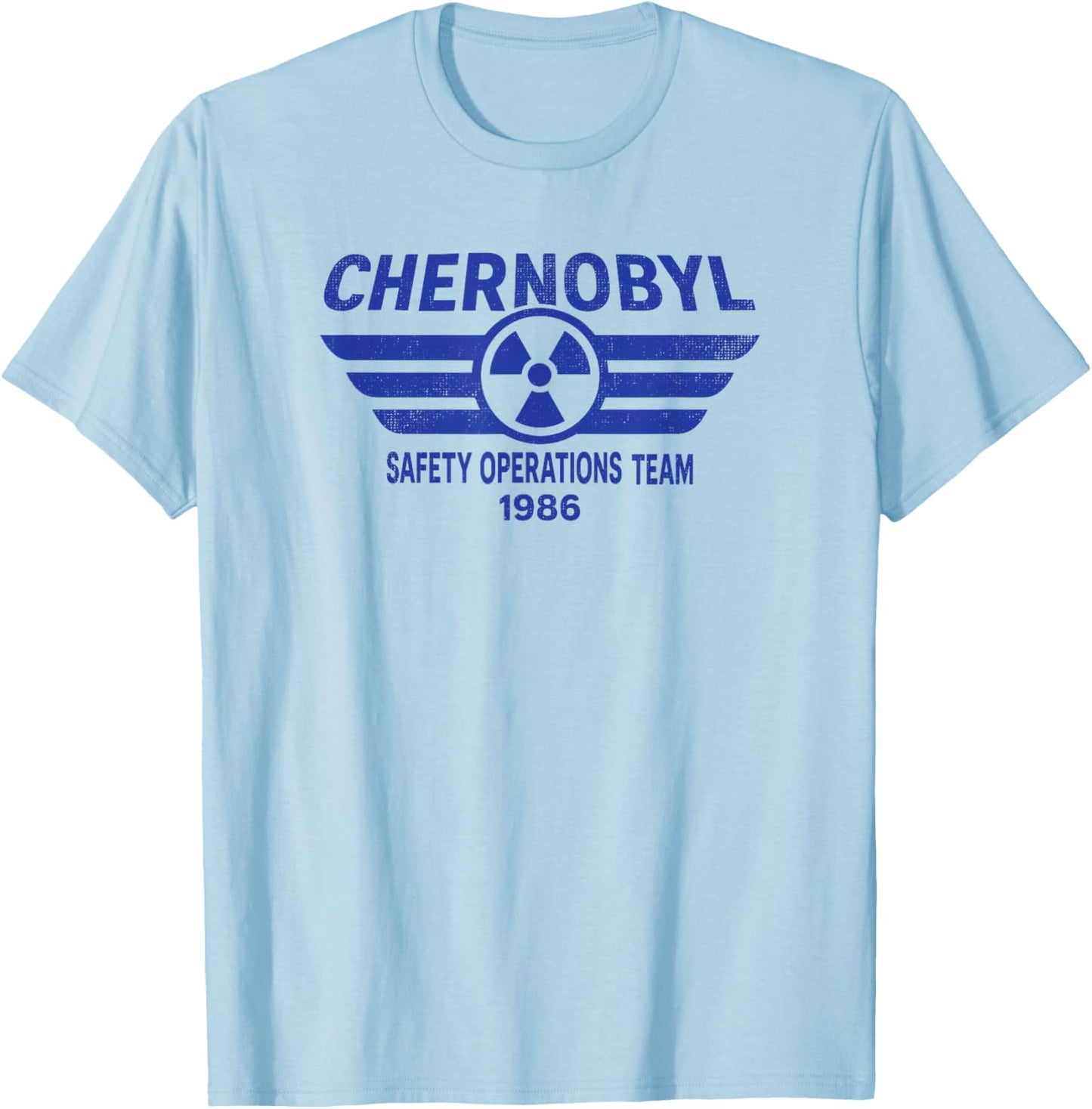 Chernobyl Safety Operations Team 1986, Vintage Radioactive T-Shirt - T-Shirt | Light Blue