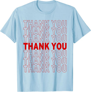 Thank You Bag "Thank You" T-Shirt - T-Shirt | Light Blue