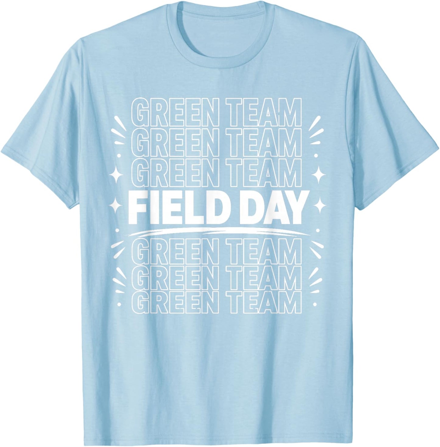 Field Day Green Team T-Shirt - T-Shirt | Light Blue