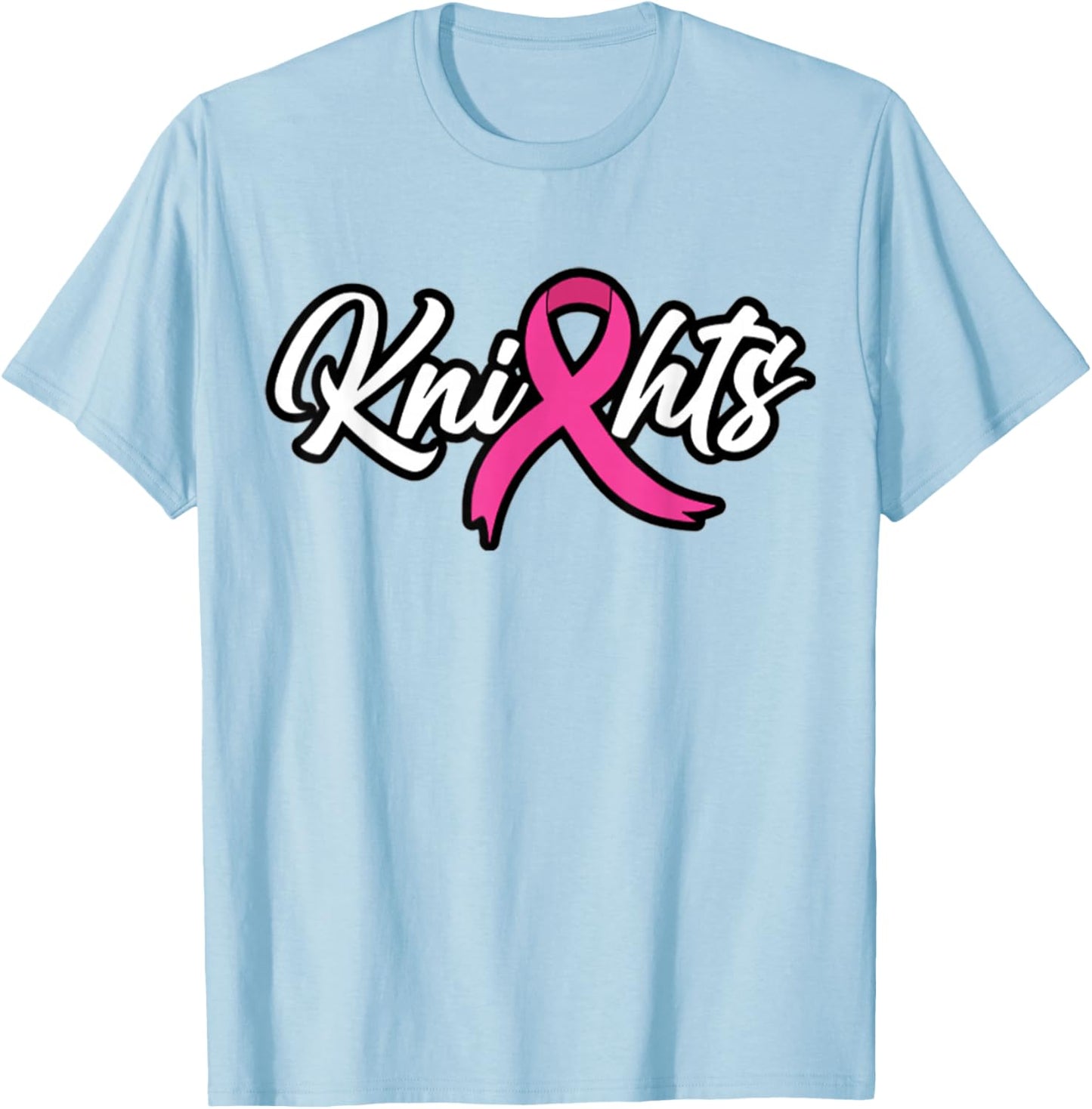 VCS Knights Breast Cancer Awareness T-Shirt - T-Shirt | Light Blue