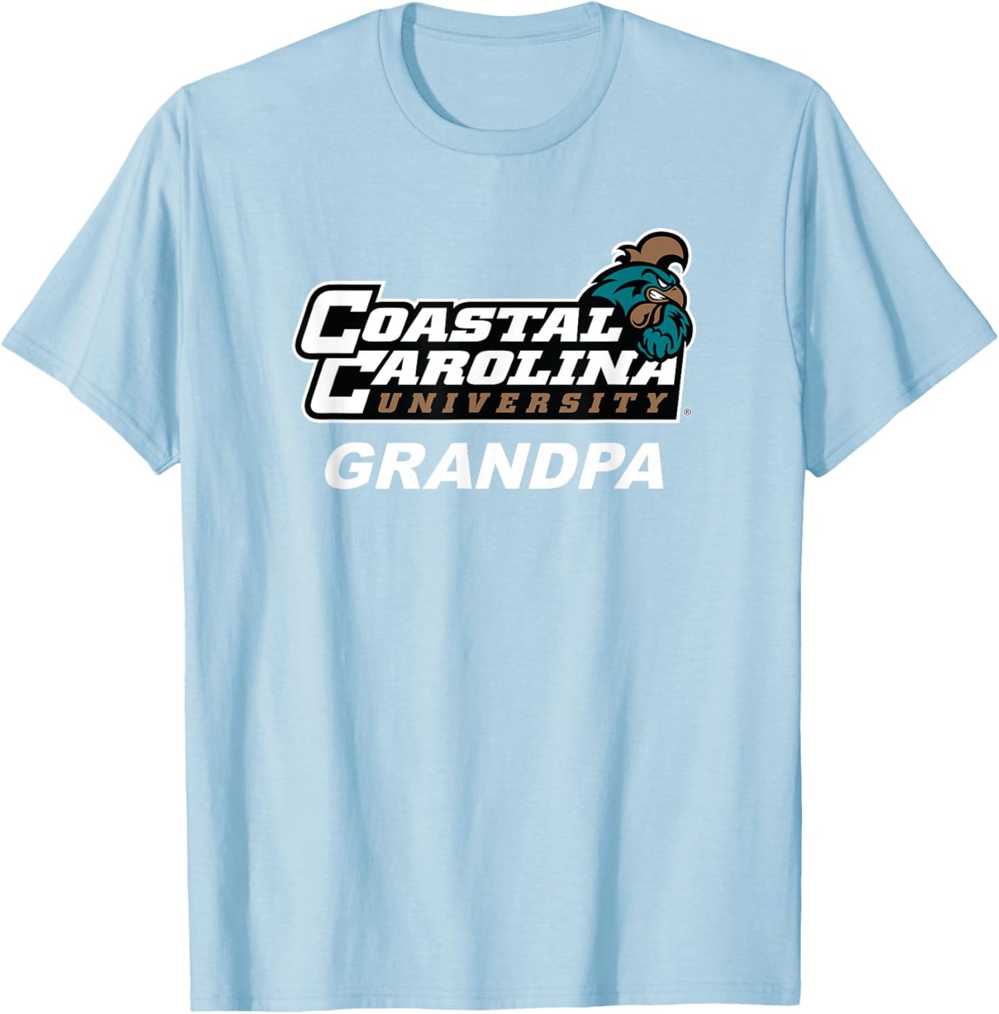 Coastal Carolina University CCU Grandpa T-Shirt - T-Shirt | Light Blue