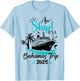 Aw Ship It's A Bahamas Trip 2025 Family Cruise Vacation Fun T-Shirt - T-Shirt | Light Blue