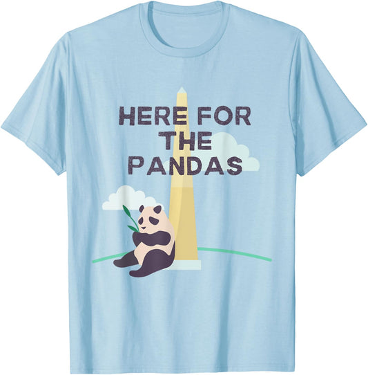 Washington DC Family Trip Funny Panda Zoo DC Trip T-Shirt - T-Shirt | Light Blue