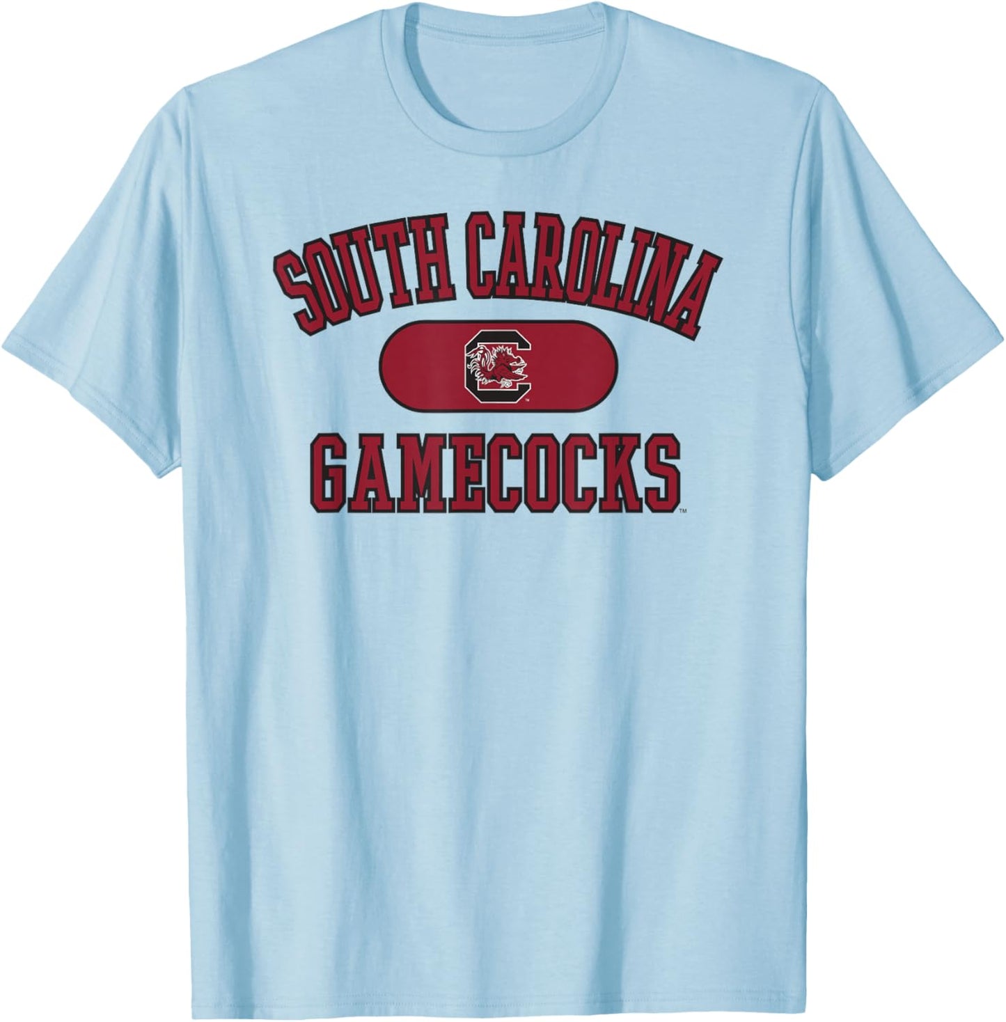 South Carolina Gamecocks Varsity Logo Officially Licensed T-Shirt - T-Shirt | Light Blue