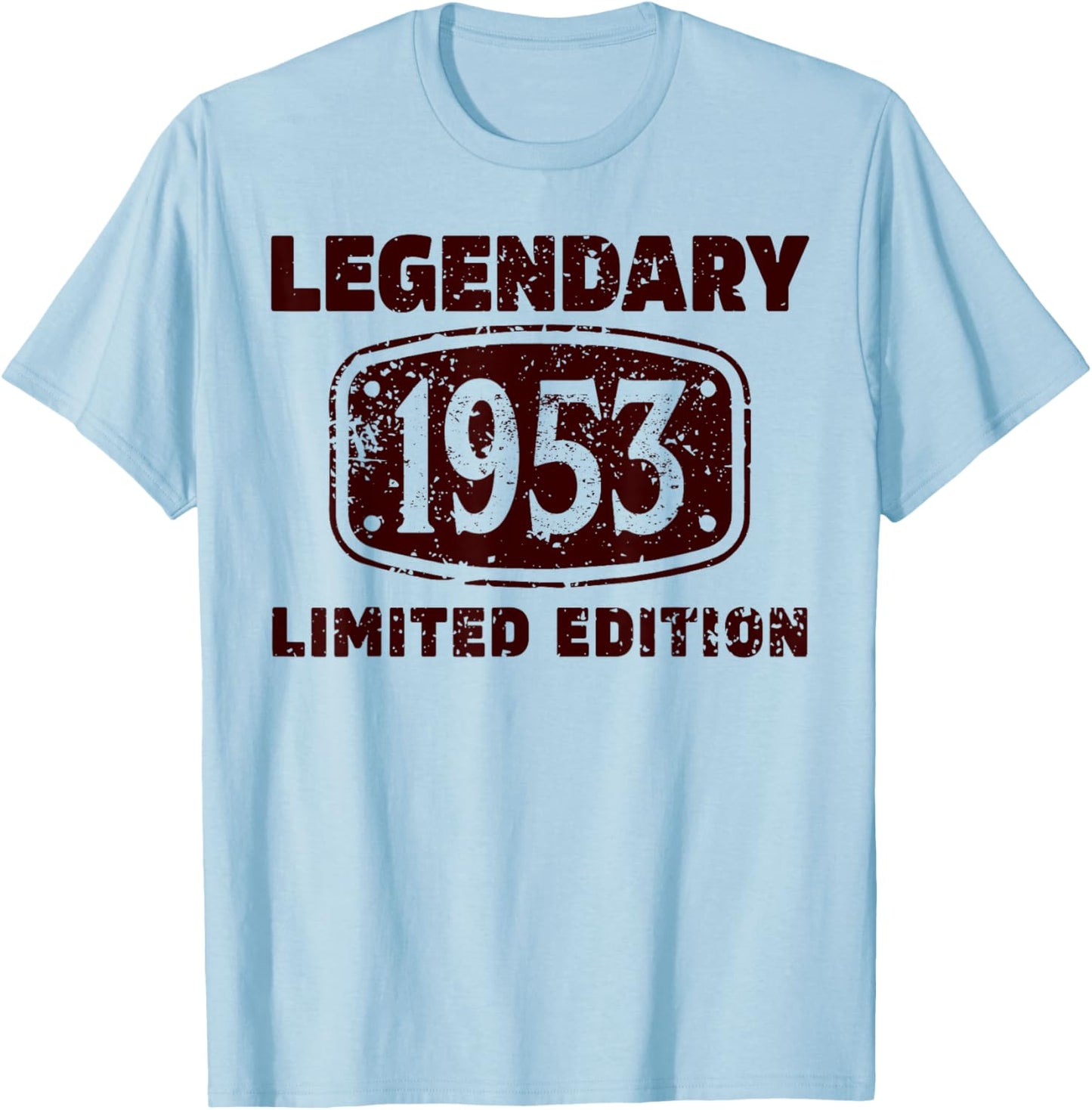 1953 73 Years Man Woman Birthday Gift Man 1953 T-Shirt - T-Shirt | Light Blue