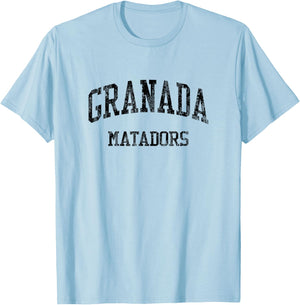 Granada High School HS Livermore CA Vintage Sports T-Shirt - T-Shirt | Light Blue