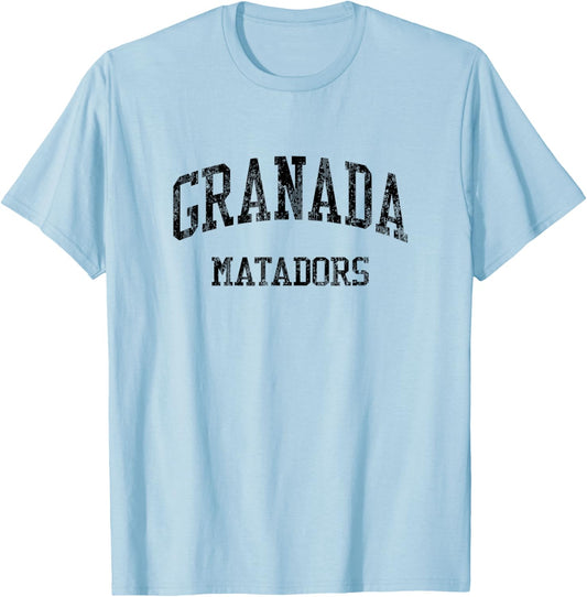 Granada High School HS Livermore CA Vintage Sports T-Shirt - T-Shirt | Light Blue