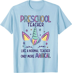 Preschool Teacher Definition T-Shirt - T-Shirt | Light Blue