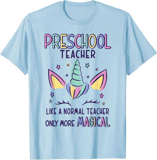 Preschool Teacher Definition T-Shirt - T-Shirt | Light Blue