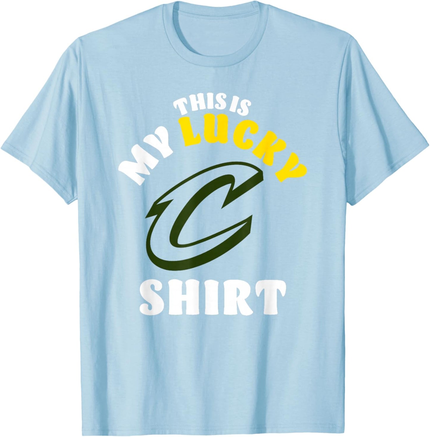 NBA Cleveland Cavaliers St. Patrick's Day Lucky Shirt T-Shirt - T-Shirt | Light Blue