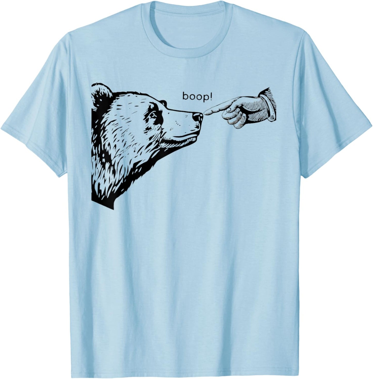 Boop Bear T-Shirt - T-Shirt | Light Blue