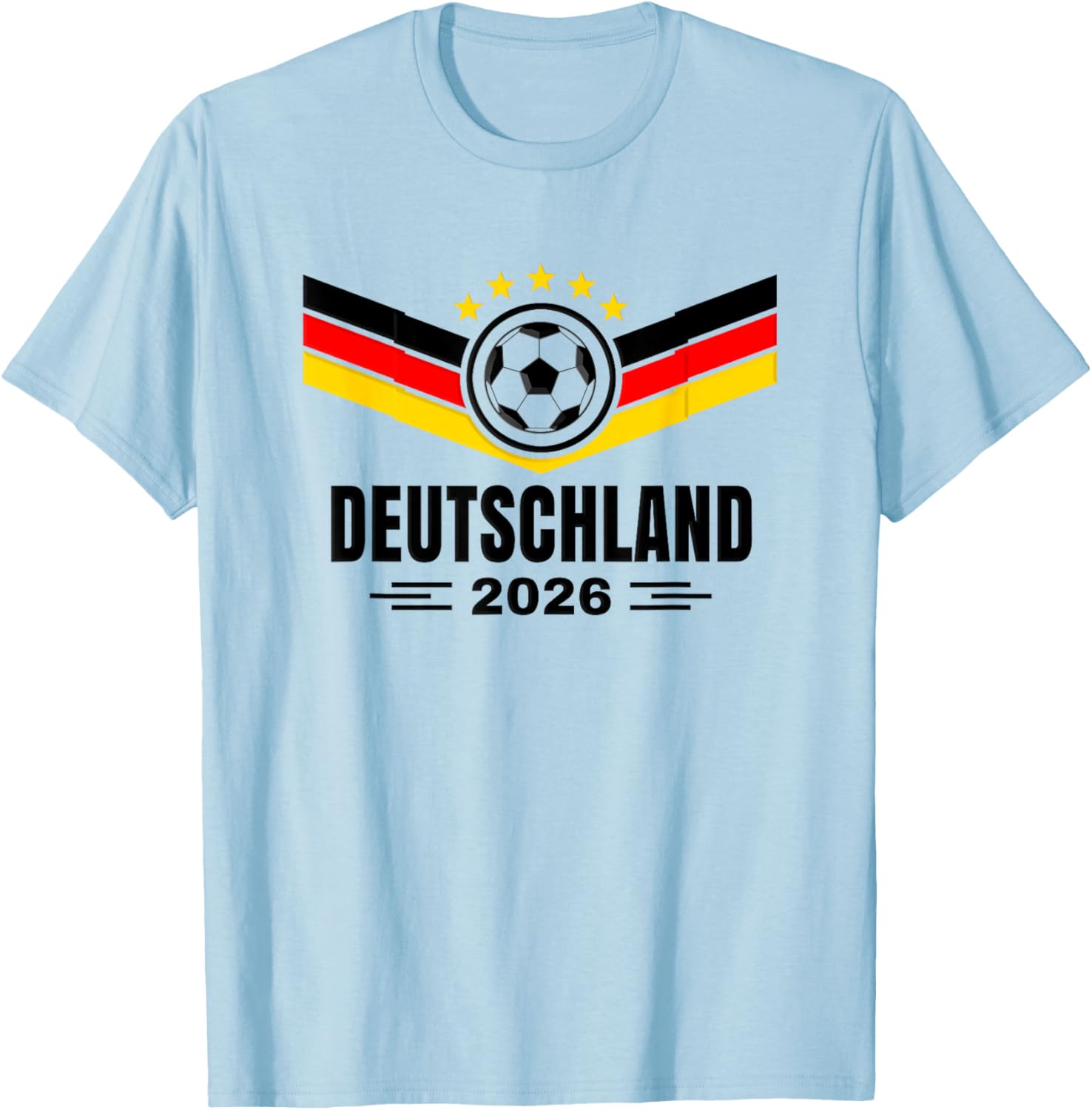 Deutschland Spieler 2026 Flagge Fans Herren Jugend T-Shirt - T-Shirt | Light Blue